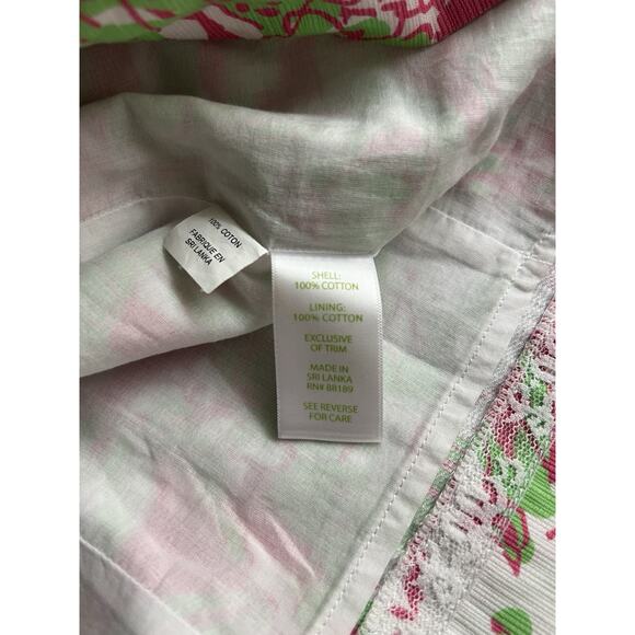 Lilly Pulitzer MacFarlane Hotty Pink Forgot My Trunk Lace Detail Shift Dress 2 - Picture 11 of 12